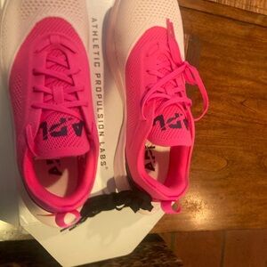 APL Bright Pink and White Athletic Shoes